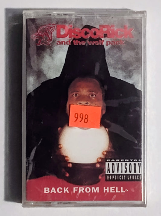 Disco Rick And The Wolf Pack - “Back From Hell” - CASSETTE TAPE M/M (Sealed)