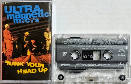 Ultra Magnetic M.C.’s (Kool Keith) - “Funk Your Head Up” - INDIE CASSETTE TAPE VG/VG+