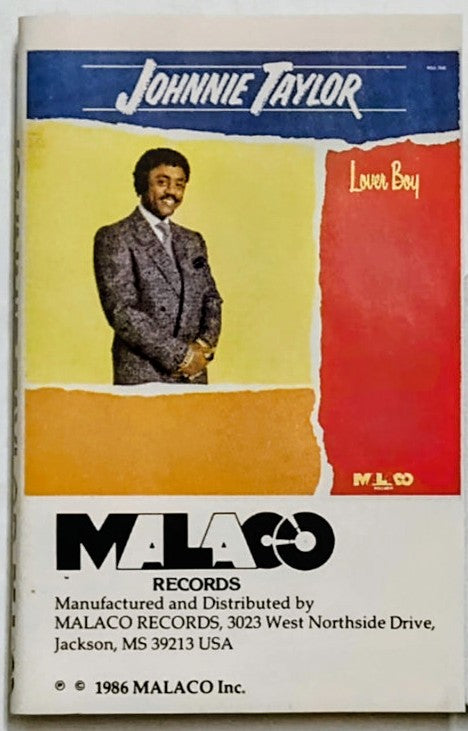 Johnnie Taylor - “Lover Boy” - CASSETTE TAPE VG+/VG+