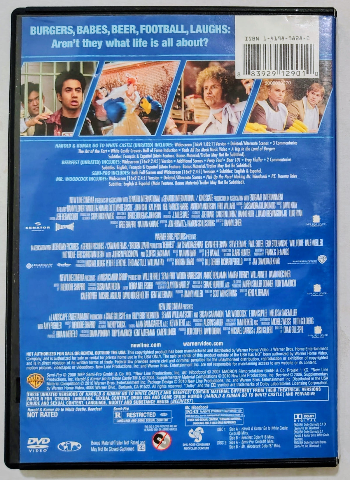 WB 4 Film Favorites: Guy Comedies Collection DVD