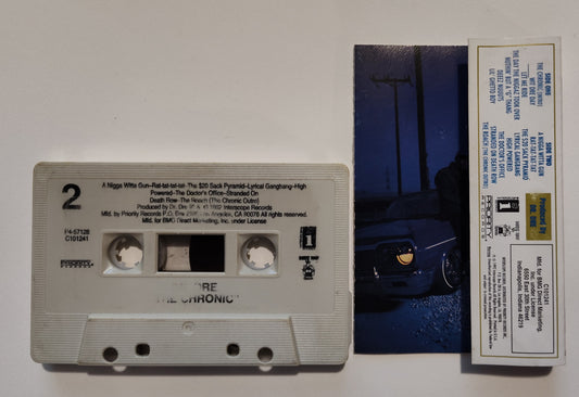 Dr. Dre - "The Chronic" - CASSETTE TAPE (BMG Club Version) VG+/VG (Plays PERFECT)