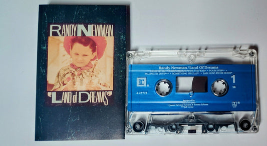 Randy Newman - "Land Of Dreams" - CASSETTE TAPE (SR; DOLBY HX PRO B NR) VG+/VG+