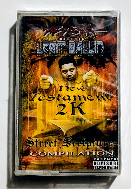 Twista Presents Legit Ballin' - "New Testament 2K: Street Scriptures" - CASSETTE TAPE VG+/M (Sealed; cracked case)