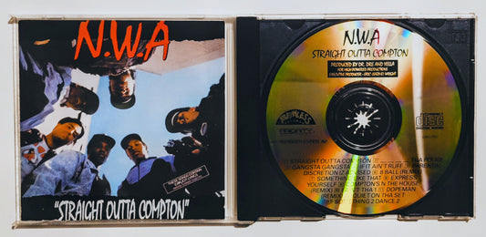 N.W.A. - "Straight Outta Compton" - COMPACT DISC VG+/G+
