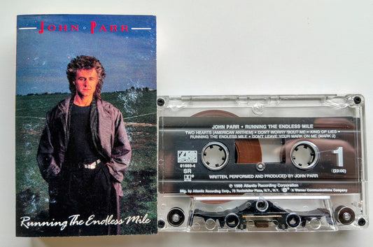 John Parr - “Running The Endless Mile” - CASSETTE TAPE VG+/VG+