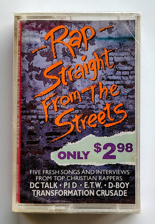 Various Artists - “Rap: Straight From The Streets Compilation” - CASSETTE TAPE NM/M (Sealed; tiny tears in cellophane)