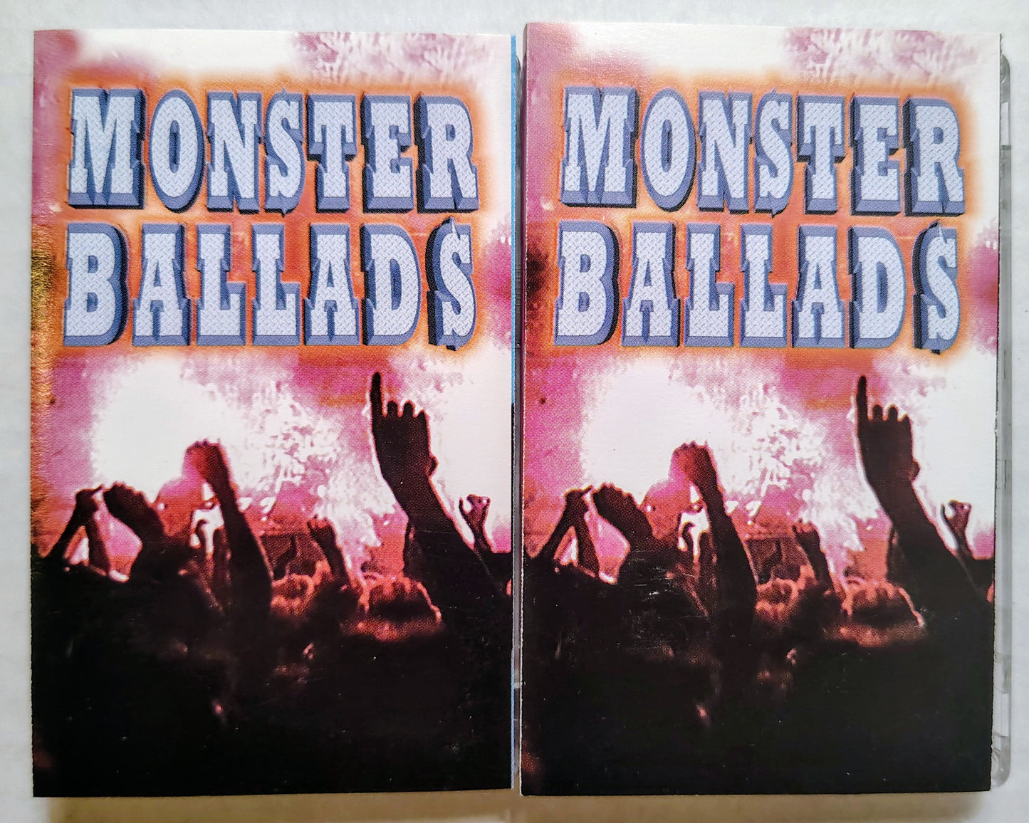 Various Artists - “Monster Ballads Compilation” - CASSETTE TAPE (2x) VG+/VG+