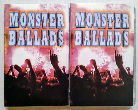 Various Artists - “Monster Ballads Compilation” - CASSETTE TAPE (2x) VG+/VG+