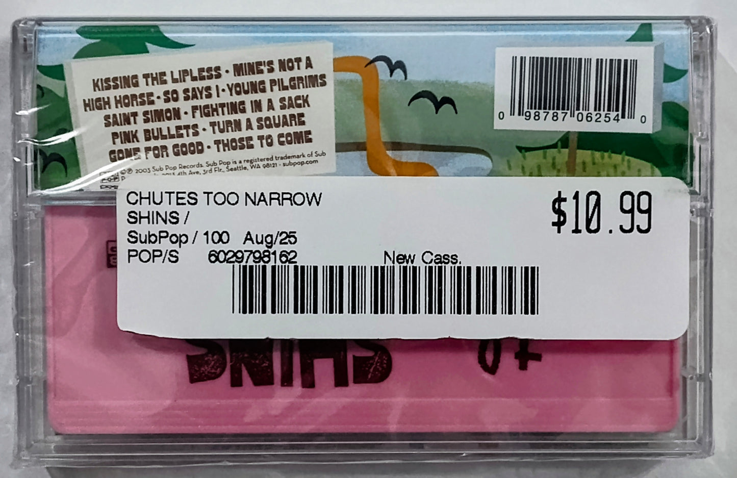 Shins, The - “Chutes Too Narrow” - INDIE CASSETTE TAPE M/M (Sealed)