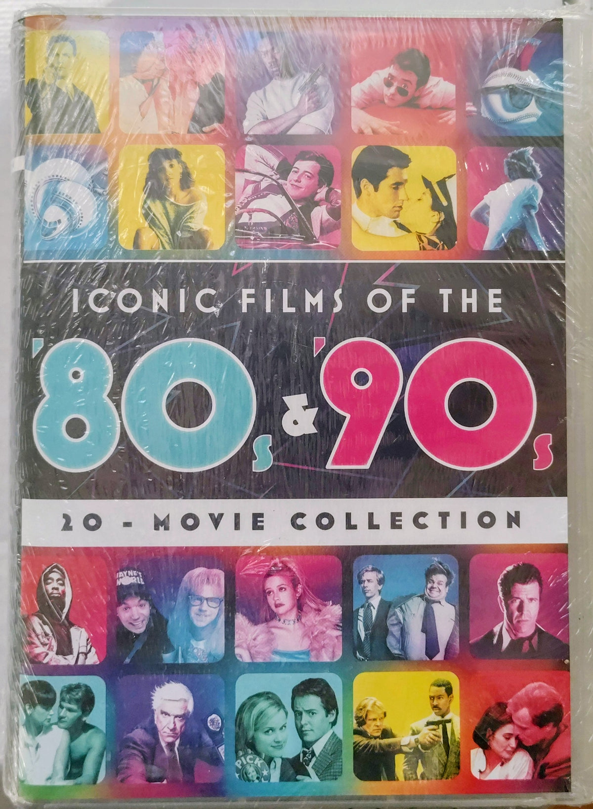 Iconic Films Of The '80s & '90s: 20-Film Collection DVD(s) (Sealed; ripped cellophane)