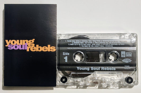 Various Artists - "Young Soul Rebels Motion Picture Soundtrack" - CASSETTE TAPE VG+/NM (Drill hole thru spine)