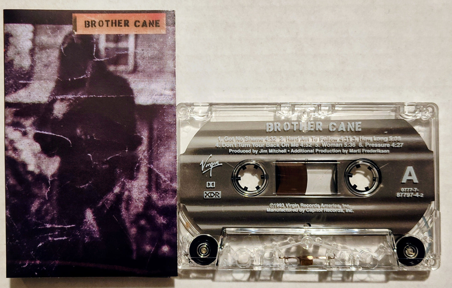 Brother Cane - “Brother Cane” - CASSETTE TAPE VG+/VG+