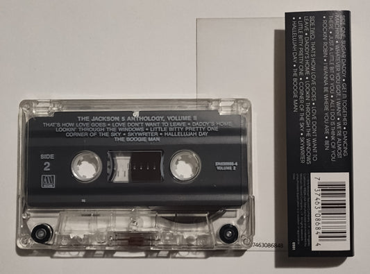 Jackson 5 - "Anthology Volume II" - CASSETTE TAPE VG+/VG+