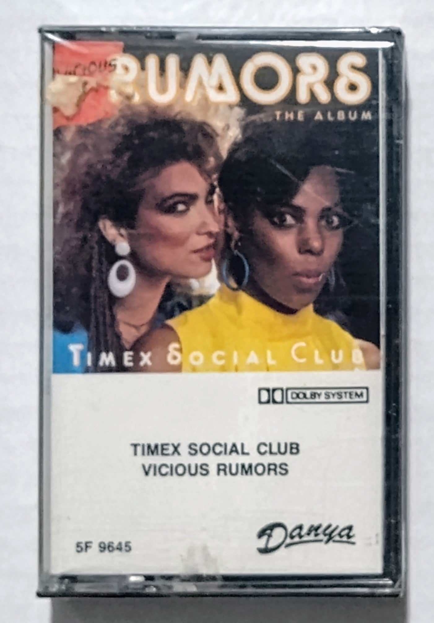 Timex Social Club - “Rumors” - CASSETTE TAPE (Chrome)NM/M (Sealed; slightly torn cellophane; price tag residue) *⭐*