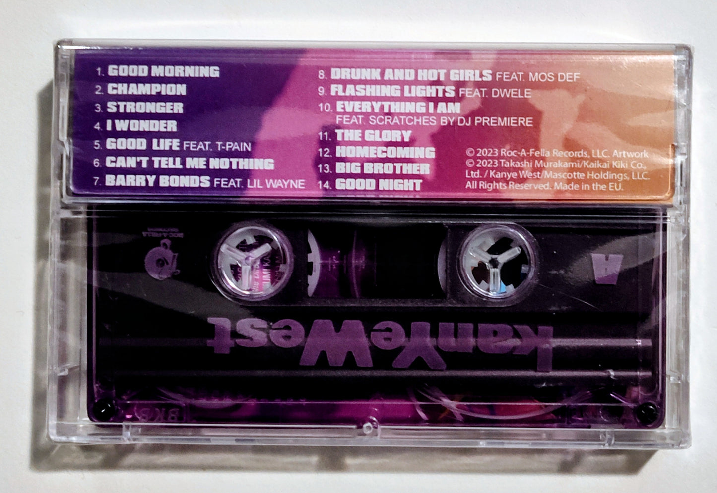 Kanye West - "Graduation" - CASSETTE TAPE (Italy"Fan Club" Tape) M/M (Sealed)