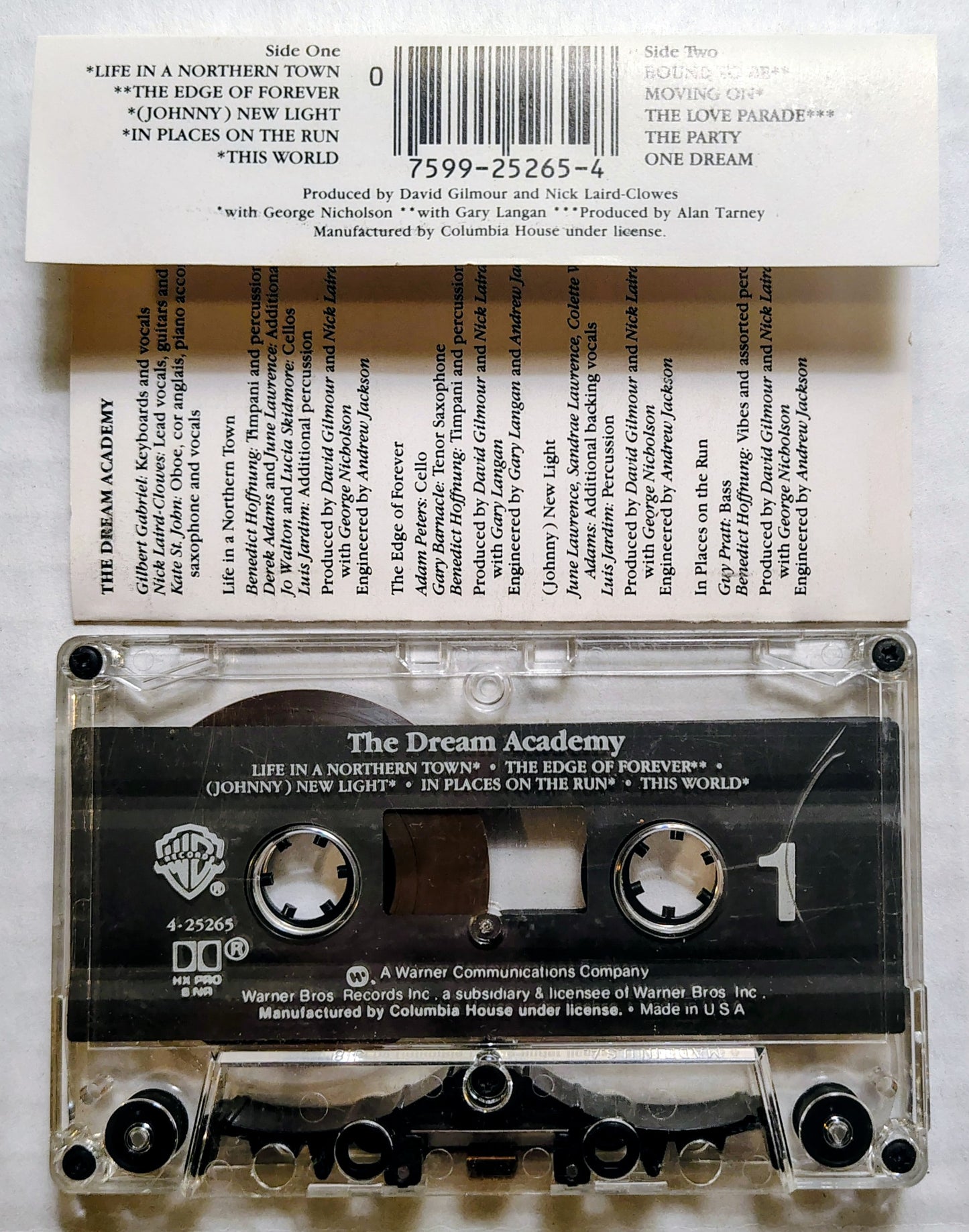 Dream Academy, The - “The Dream Academy” - CASSETTE TAPE VG+/VG
