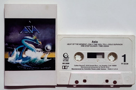Asia - "Asia" - CASSETTE TAPE (Columbia House; DOLBY) VG/VG