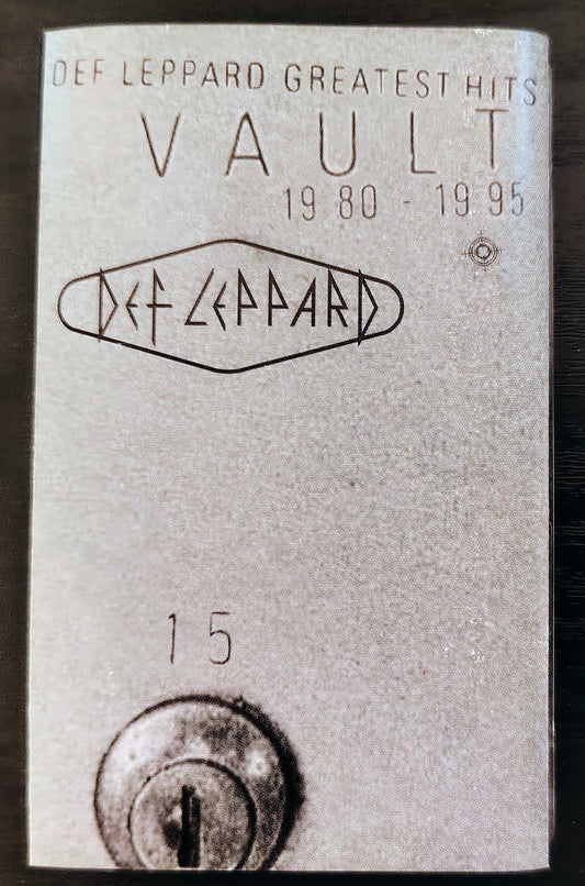 Def Leppard - “Vault: Greatest Hits” - CASSETTE TAPE VG/VG+