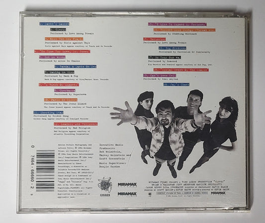 Various Artists - "Music From The Motion Picture Clerks" - COMPACT DISC VG/G+