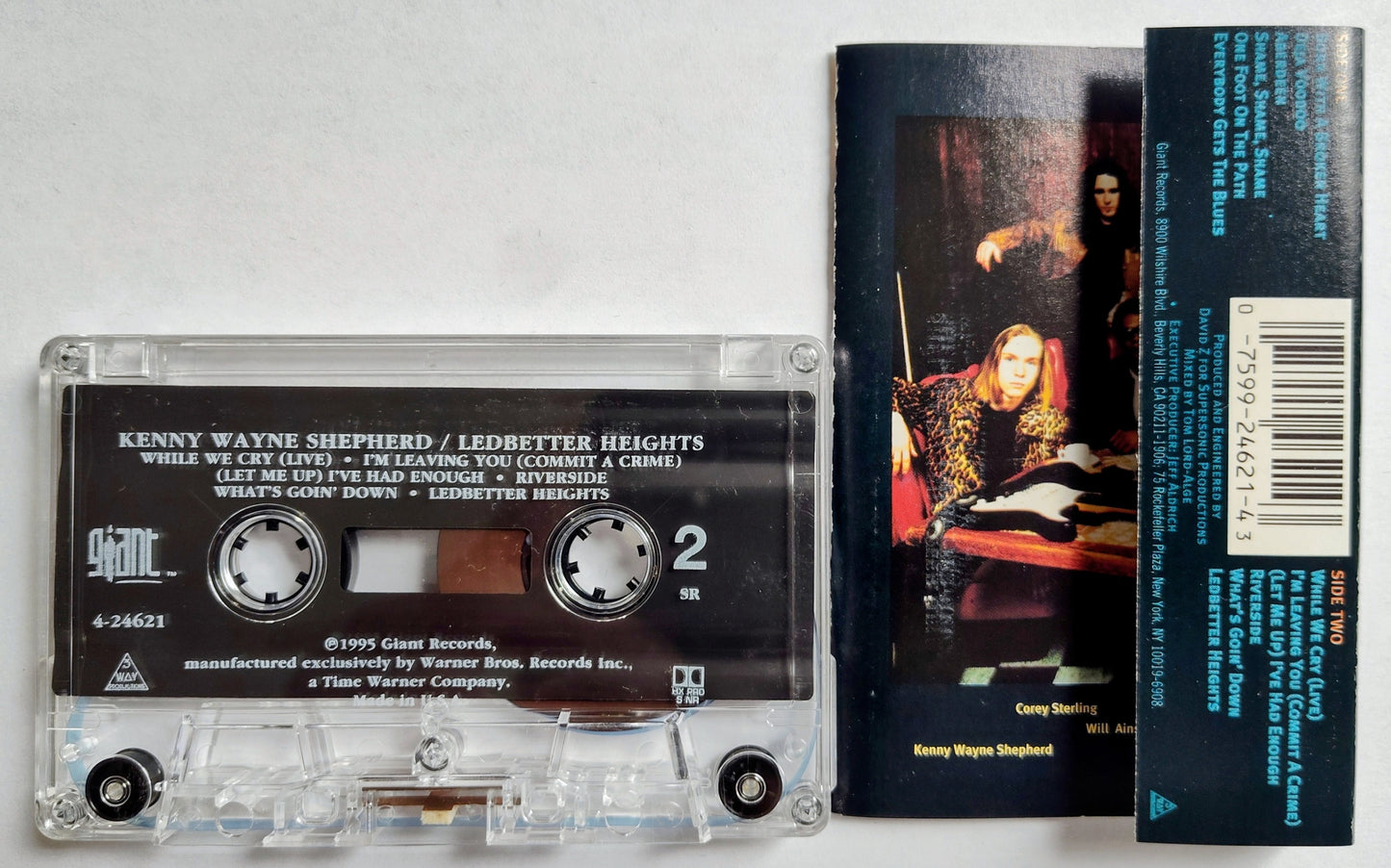 Kenny Wayne Shepherd - “Ledbetter Heights” - CASSETTE TAPE VG+/VG+