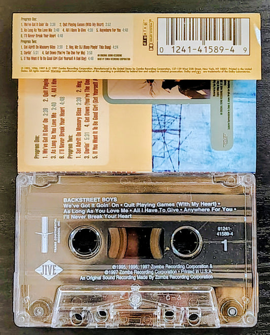 Backstreet Boys - “Backstreet Boys” - CASSETTE TAPE VG+/VG+