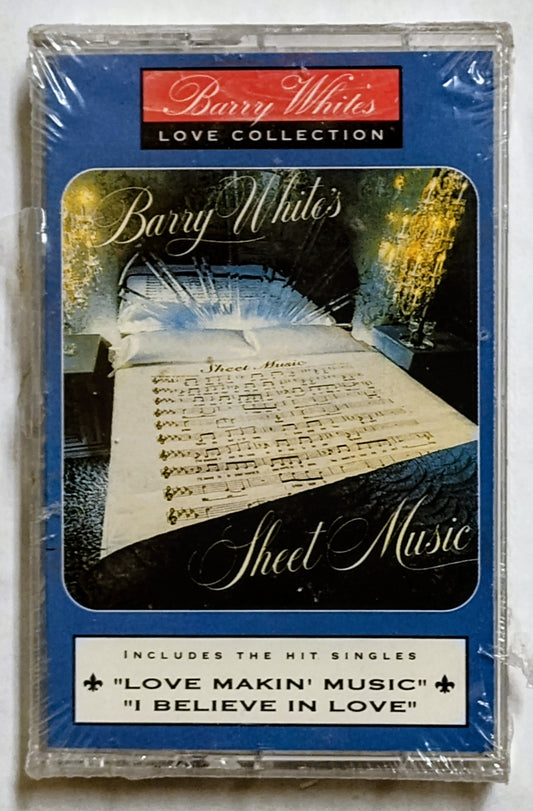 Barry White - “Sheet Music” - CASSETTE TAPE NM/M (Sealed; loose cellophane)