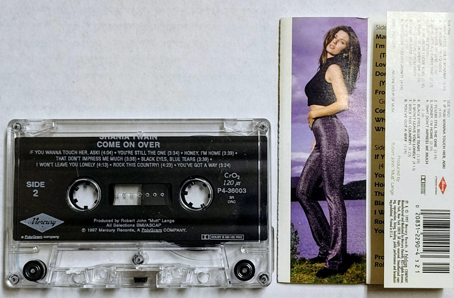 Shania Twain - “Come On Over” - CASSETTE TAPE VG+/VG