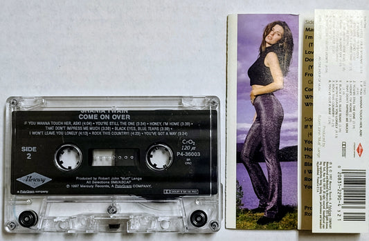 Shania Twain - “Come On Over” - CASSETTE TAPE VG+/VG