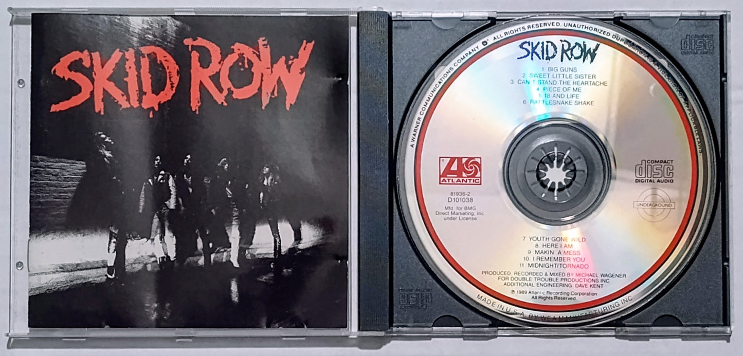 Skid Row - “Skid Row” - COMPACT DISC VG/VG