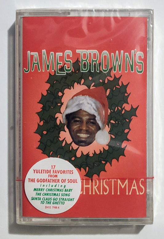 James Brown - "Funky Christmas" - CASSETTE TAPE M/M (Sealed)