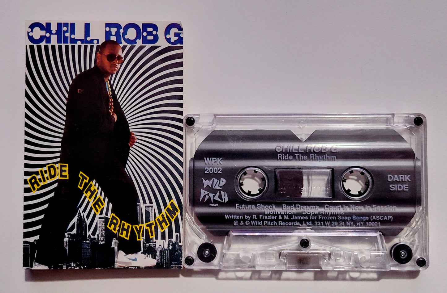 Chill Rob G - "Ride The Rhythm" - CASSETTE TAPE VG+/VG