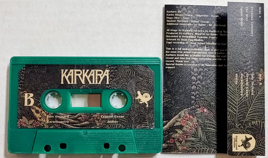 Karkara - “Crystal Gazer” - INDIE CASSETTE TAPE M/M