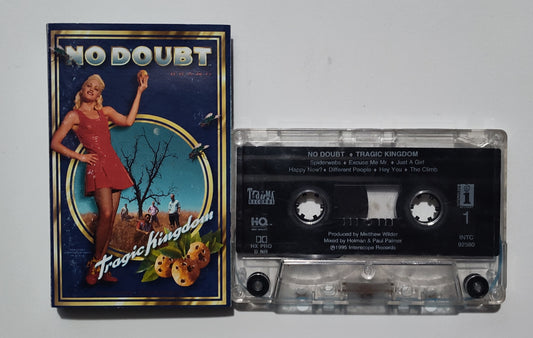 No Doubt - "Tragic Kingdom" - CASSETTE TAPE (DOLBY HX PRO B NR) VG/G+