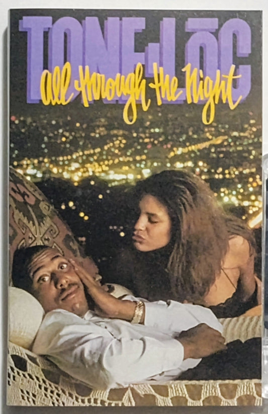 Tone Lōc - "All Through The Night" - CASSETTE TAPE (Maxi Single) NM/NM