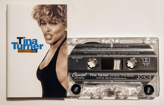 Tina Turner - "Simply The Best" - CASSETTE TAPE (DOLBY HX PRO) VG+/VG