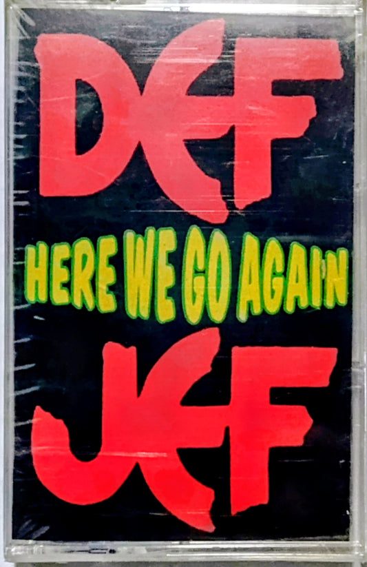Def Jef - “Here We Go Again” - CASSETTE TAPE (Single) NM/M (Sealed; cracked back of case) [New York, NY]
