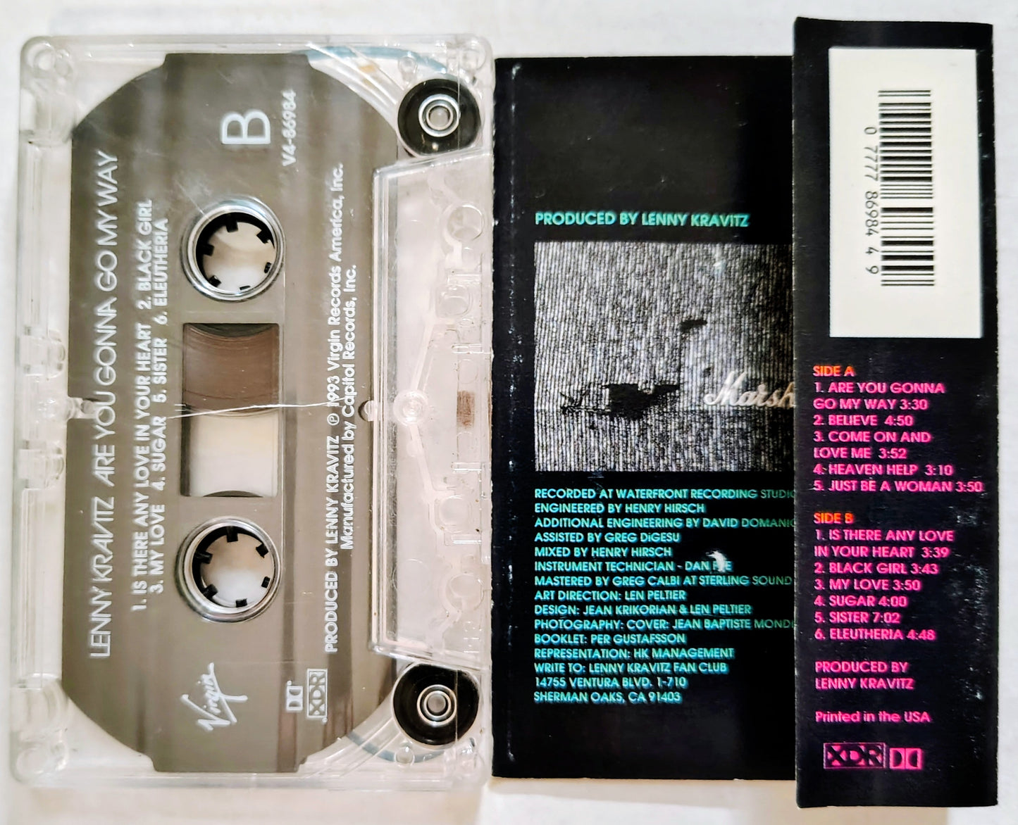 Lenny Kravitz - “Are You Gonna Go My Way” - CASSETTE TAPE VG/VG *🚨*