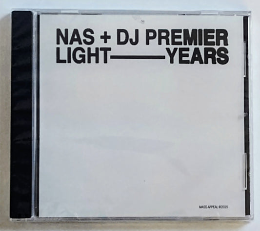 Nas & DJ Premier - “Light-Years” - INDIE COMPACT DISC M/M (Sealed; Day Ones Edition) [Mass Appeal Records "Legend Has It..." Series]