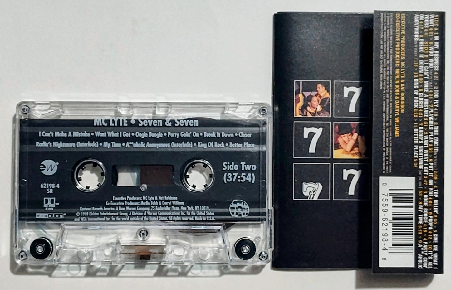 M.C. Lyte - "Seven & Seven" - CASSETTE TAPE VG+/VG+