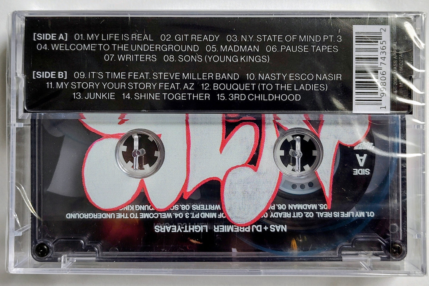 Nas & DJ Premier - “Light Years” - INDIE CASSETTE TAPE NM/NM [New York, NY] [Mass Appeal “Legend Has It…” Series]