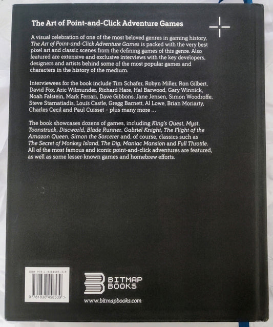 Book: The Art of Point-and-Click Adventure Games by Bitmap Books Hardcover (New/sealed; ***see notes)