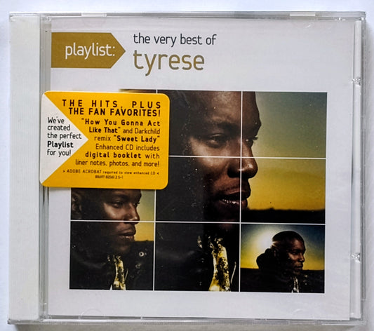 Tyrese - “Playlist Compilation: The Very Best Of Tyrese” - COMPACT DISC M/M (Sealed with hype sticker)