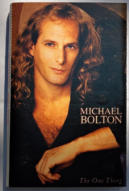 Michael Bolton - "The One Thing" CASSETTE TAPE VG+/VG (Light bending to j card)