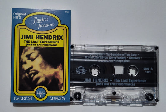 Jimi Hendrix - "The Last Experience" - CASSETTE TAPE (DOLBY) VG+/VG+