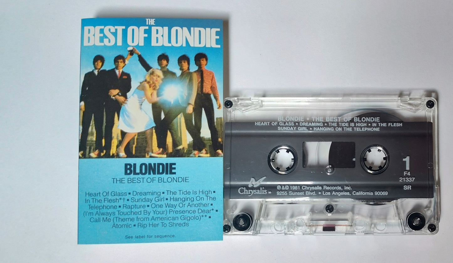 Blondie - "The Best Of Blondie" - CASSETTE TAPE (SR) VG+/VG+