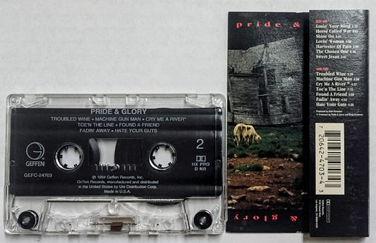 Pride & Glory - “Pride & Glory” - CASSETTE TAPE VG+/VG