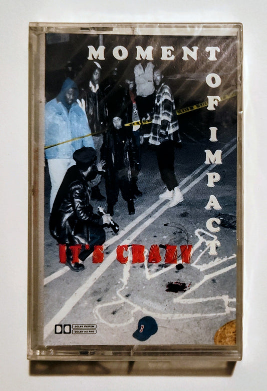Moment Of Impact - "It's Crazy" - CASSETTE TAPE (Maxi; DOLBY HX PRO) M/M (Sealed)