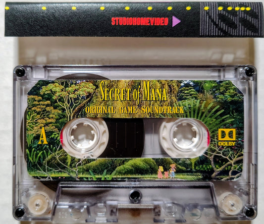 Squaresoft - "Secret of Mana Original Game Soundtrack" - INDIE CASSETTE TAPE NM/NM (Unofficial)