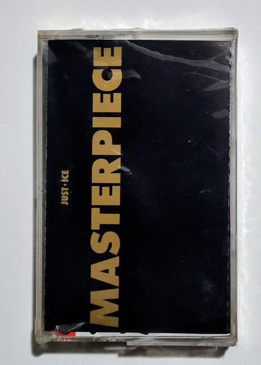 Just•Ice - "Masterpiece" - CASSETTE TAPE VG/M (Sealed; Broken case/seal)
