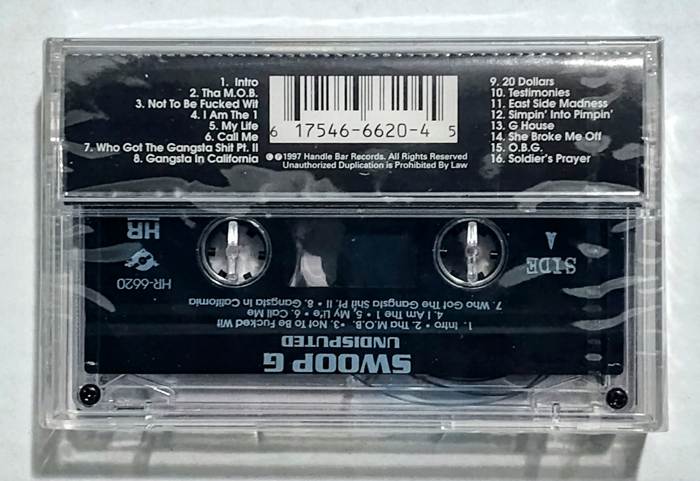 Swoop G - “Undisputed” - CASSETTE TAPE M/M (Sealed)